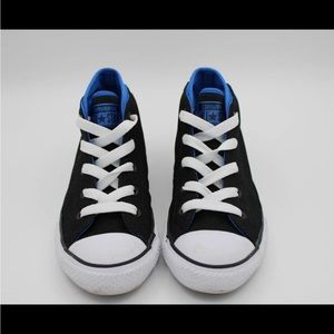 CONVERSE ALL STAR CHUCK TAYLOR Black/Blue (Mesh) High Tops 659022F Junior size 3